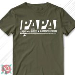 Apa/Papa - a férfi, a mítosz, a horgász legenda (Férfi póló)