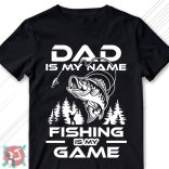 Dad is my name, fishing is my game! (Férfi póló)