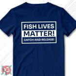 Fish Lives Matter! Catch and release! (Férfi póló)