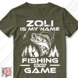 Fishing is my game! (Férfi póló)