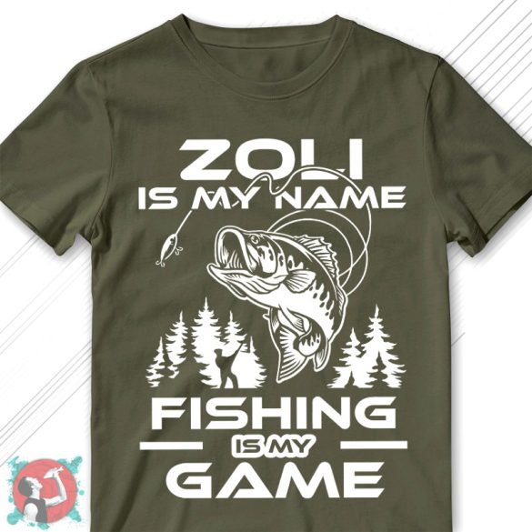 Fishing is my game! (Férfi póló)