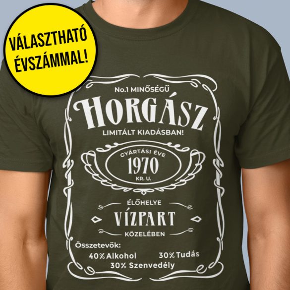 No.1 minőségű horgász (Férfi póló)