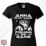 Fishing is my game! (Női póló)