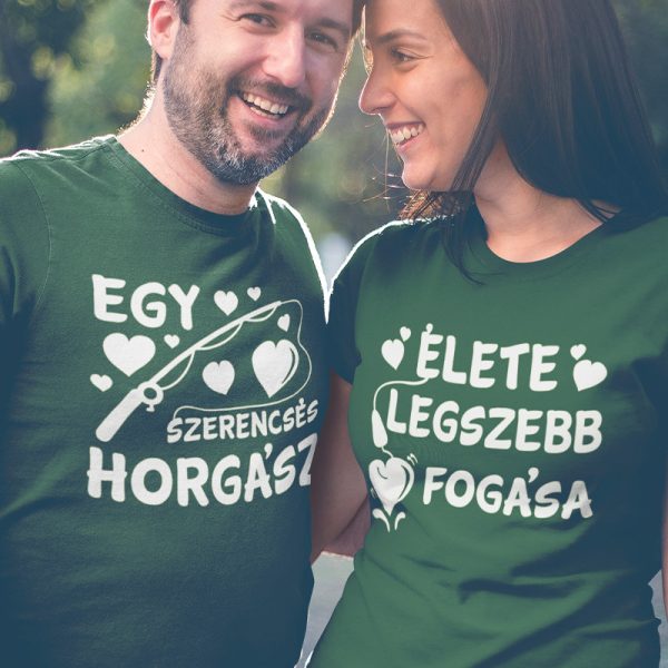   Egy szerencsés horgász - élete legszebb fogása (Páros póló)