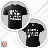 Egy szerencsés horgász - élete legszebb fogása (Páros póló)